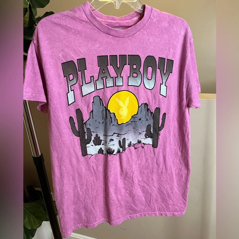 PLAYBOY womens t shirt size M